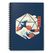 GlassStaff Great wave of Dice Spiral Notebook Notizbuch Navy