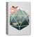 GlassStaff Scenic d20 Spiral Notebook Notizbuch Hellgrau