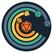 GlassStaff Circle of Dice Sticker Dekorativer Aufkleber Vinyl Mehrfarbig 1 Stück(e)
