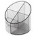Helit H6390208 Stiftehalter Kunststoff Grau, Transparent