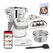 Moulinex Companion XL Companion Touch XL 1550 W 4,5 l Grau, Weiß