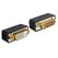 DeLOCK 65298 Kabeladapter DVI-I DVI 24+5 Female Schwarz