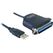DeLOCK USB to Printer cable 1,8m Paralleles Kabel Schwarz