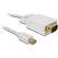 DeLOCK Displayport mini to VGA 3 m VGA (D-Sub) mini DisplayPort Weiß