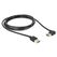 DeLOCK 1m USB 2.0 A m/m 90° USB Kabel USB A Schwarz
