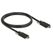DeLOCK 83720 USB Kabel USB 3.2 Gen 2 (3.1 Gen 2) 1 m USB C 10 Gbit/s Schwarz