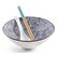 Ibili 693400 Nudelsuppenschale 1,15 l Rund Porzellan Blau, Weiß
