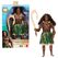 Mattel Disney Vaiana Maui-Puppe mit abnehmbarer Kleidung und 4 Zubehörteilen, vom Live-Action-Film inspiriert