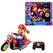 Hot Wheels Ferngesteuertes Mario Kart Wheelie Motocross, batteriebetriebenes Fahrzeug mit Fernbedienung