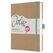 JOLIE JN841 Notizbuch , Pure Mint, ca. A5, liniert, Farbe: Braun, Mintfarbe