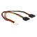 DeLOCK 0.3m, Floppy 4p/2x SATA 15p 0,3 m
