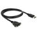 DeLOCK 1m M-F DisplayPort Schwarz