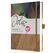 JOLIE JN859 Notizbuch , Pure Feathers, ca. A5, liniert, Farbe: Blau, Braun, Gold