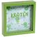 Trendcompany KA-800-34 Spardose Grün Glas, Holz