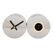 Karlsson KA5789CH Wand- /Tischuhr Analoge Uhr Rund Chrom, Farbe: Chrom