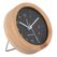 Karlsson Neat Quarzwecker Schwarz, Holz, Farbe: Schwarz, Holz