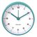 Karlsson KA6010BL Wand- /Tischuhr Digitale Uhr Rund Blau, Türkis