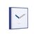 Karlsson Cool Retro Cuadrado Mechanische Uhr Quadratisch Blau, Farbe: Blau