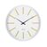 Karlsson Retro Analoge Uhr Rund Weiß, Blau