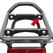 KLICKfix Doggy Basket Plus Hinten Fahrradkorb 40 l Schwarz, Grau, Holz