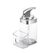 simplehuman KT1189 Seifenspender 0,65 l Nickel, Transparent