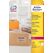 Avery L7567-25 selbstklebendes Etikett Abgerundetes Rechteck Permanent Transparent 25 Stück(e)