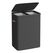 Songmics LCB813B01 Wäschekorb 170 l Rechteckig Stoff, Kunststoff, Polyester Schwarz