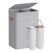 Songmics LCB813G01 Wäschekorb 170 l Rechteckig Glasfaser, Kunststoff, Polyester, Polypropylen (PP) Grau
