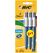 BIC 811909 Tintenroller Anklippbarer versenkbarer Stift Schwarz, Blau, Grün, Rot 3 Stück(e)
