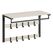 Vasagle LCR101W03 Gaderobe Wand-montiert 10 Haken Schwarz