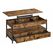 Vasagle LCT209K01 Beistelltisch Kaffeetisch Rechteckige Form 4 Bein(e)