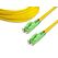 Lightwin LDP-09 E2/APC-E2/APC 10.0 InfiniBand/Glasfaserkabel 10 m 2x E-2000 (LSH) Gelb, Farbe: Gelb, Länge: 10 m