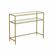 Vasagle LGT025A01 Regal Regal für Leitern Freistehend Glas, Stahl Gold