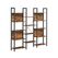 Vasagle LLS107B01 Regal Regalboden Freistehend Partikelbord, Stahl Braun