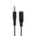 HDSUPPLY 3.5mm M/F 5.0m Audio-Kabel 5 m Schwarz, Länge: 5 m