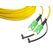 Lightwin LSP-09 SC/APC-SC/APC 15.0 InfiniBand/Glasfaserkabel 15 m Gelb, Farbe: Gelb, Länge: 15 m