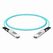 Lightwin Optics LWO-AOC-QSFP28-10M InfiniBand/Glasfaserkabel Aqua-Farbe, Länge: 10 m