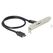 DeLOCK Slotblech 1x USB 3.1 Gen2 C - Digital/Daten - 0,5 m
