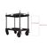 SmallRig MD5991 Werkzeugwagen Aluminium, Edelstahl