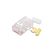 Wirewin MOD 8-8 UTP KAT6-100 Drahtverbinder RJ-45 Transparent