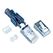 Wirewin MOD SL KAT6A STP 10 SW Drahtverbinder RJ-45 Schwarz, Transparent