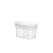 EMSA Optima Rechteckig Container 0,18 l Transparent, Weiß 1 Stück(e)