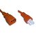 Diggelmann NCNG3OG-2 Stromkabel Orange 2 m C14-Koppler C5-Koppler