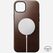 Nomad Modern Leather Case Handy-Schutzhülle 17 cm (6.7") Cover Braun, Farbe: Braun