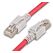 Wirewin PKL-PIMF-KAT6A Netzwerkkabel Rot 1 m Cat6a S/FTP (S-STP) Rund, Farbe: Rot