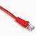 SLIM Patchcords PKW-LIGHT-K6 0.5 RT Netzwerkkabel Rot 0,5 m Cat6 U/UTP (UTP), Farbe: Rot, Länge: 0,5 m