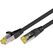 Wirewin S/FTP CAT6A 4.0m Netzwerkkabel Schwarz 4 m S/FTP (S-STP) Rund, Farbe: Schwarz