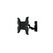 PureMounts PM-SHADOW-2 TV-Halterung 132,1 cm (52") Schwarz