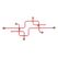 present time PT4275RD Gaderobe Wand-montiert 6 Haken Rot