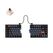 Keychron Q11 QMK Tastatur Heimbüro USB Schwedisch Schwarz